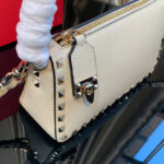 Valentino Small Rockstud Grainy Calfskin Crossbody Bag